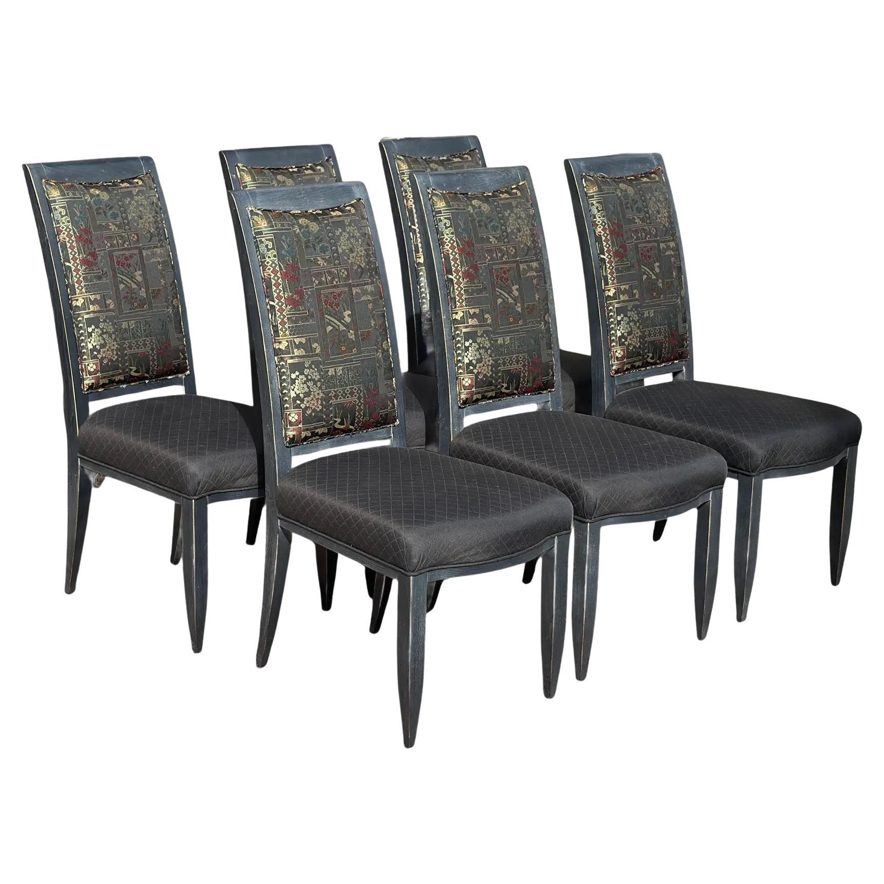 Sillas auxiliares de comedor Swaim - Juego de 6 en venta