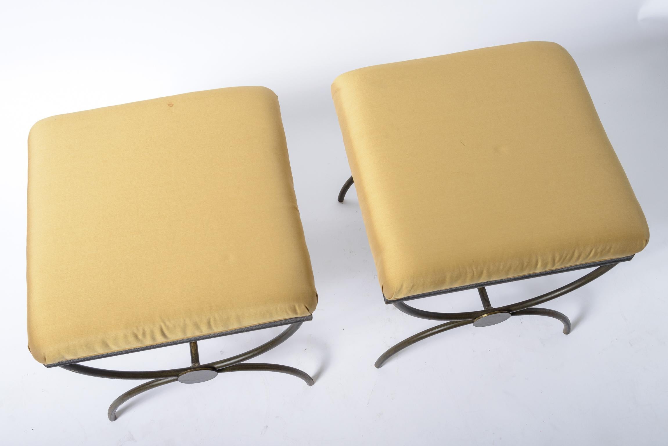Upholstery Swaim Stools For Sale