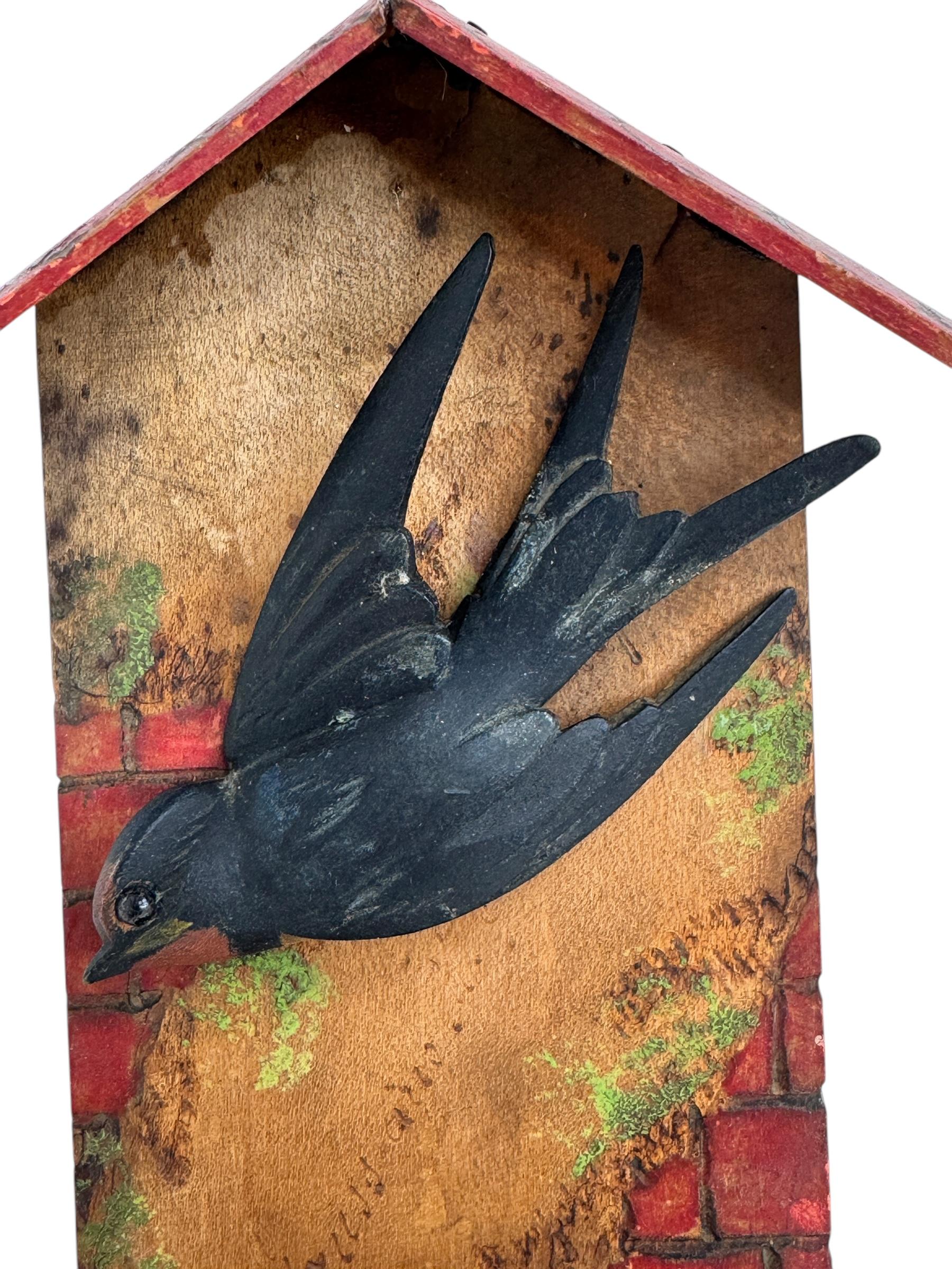 Nido de Golondrina Black Forest Soporte de Pared Antiguo Arte Popular 1900s en venta 2
