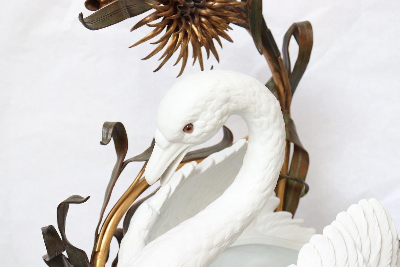 Swan, a Very Decorative French Napoleon III Jardiniere, circa 1900 1