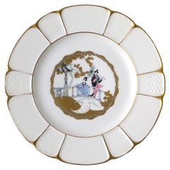 Swan Bird Design Porcelain Plate by Rosenthal, circa Early-20th Century, Germany
