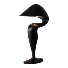 Lampe cygne en bronze Michel Amar