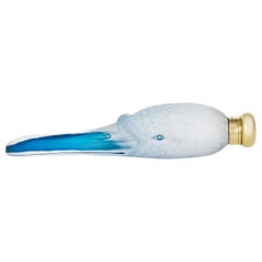 Swan Cameo Glass Perfume by Thomas Webb & Sons