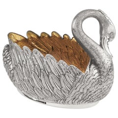 Antique Swan Centerpiece