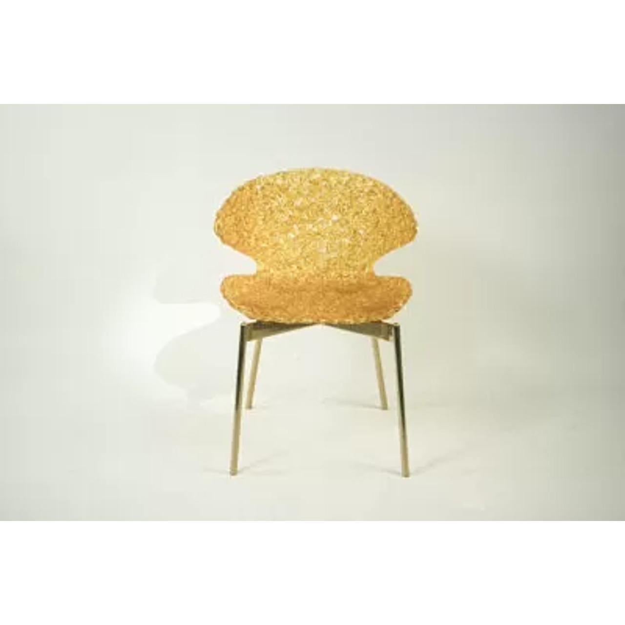 Ottone Sedia Swan - Eleganza moderna iconica con riflessi di luce accattivanti in vendita
