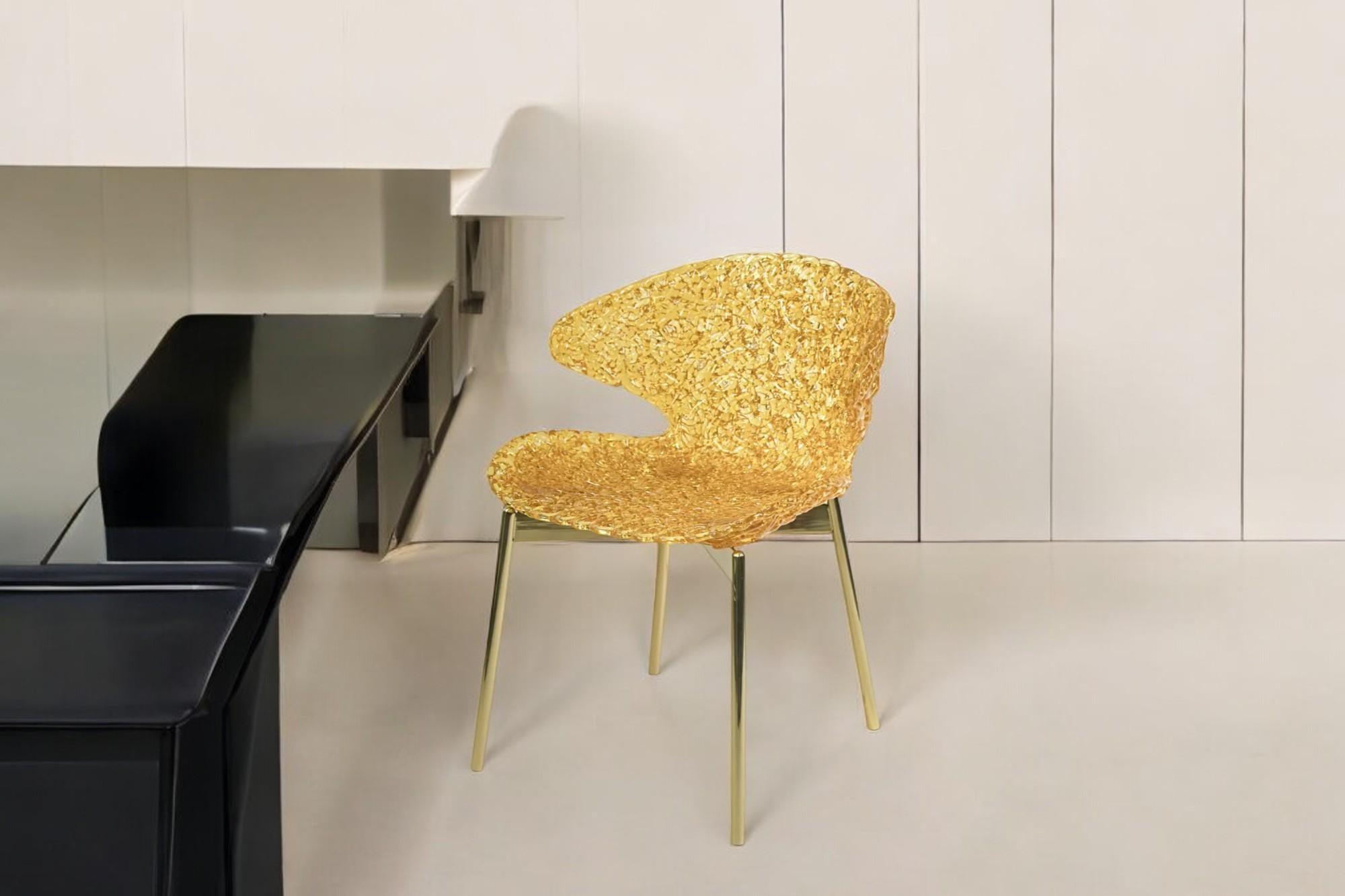 Art Déco Sedia Swan - Eleganza moderna iconica con riflessi di luce accattivanti in vendita