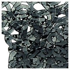 Swan Chair – Black – Luxury Modern Dining Chair with Steel Legs