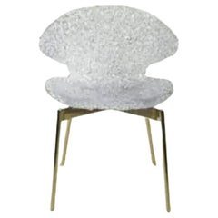 Swan Chair – Clear – Luxury Modern Dining Chair with Steel Legs