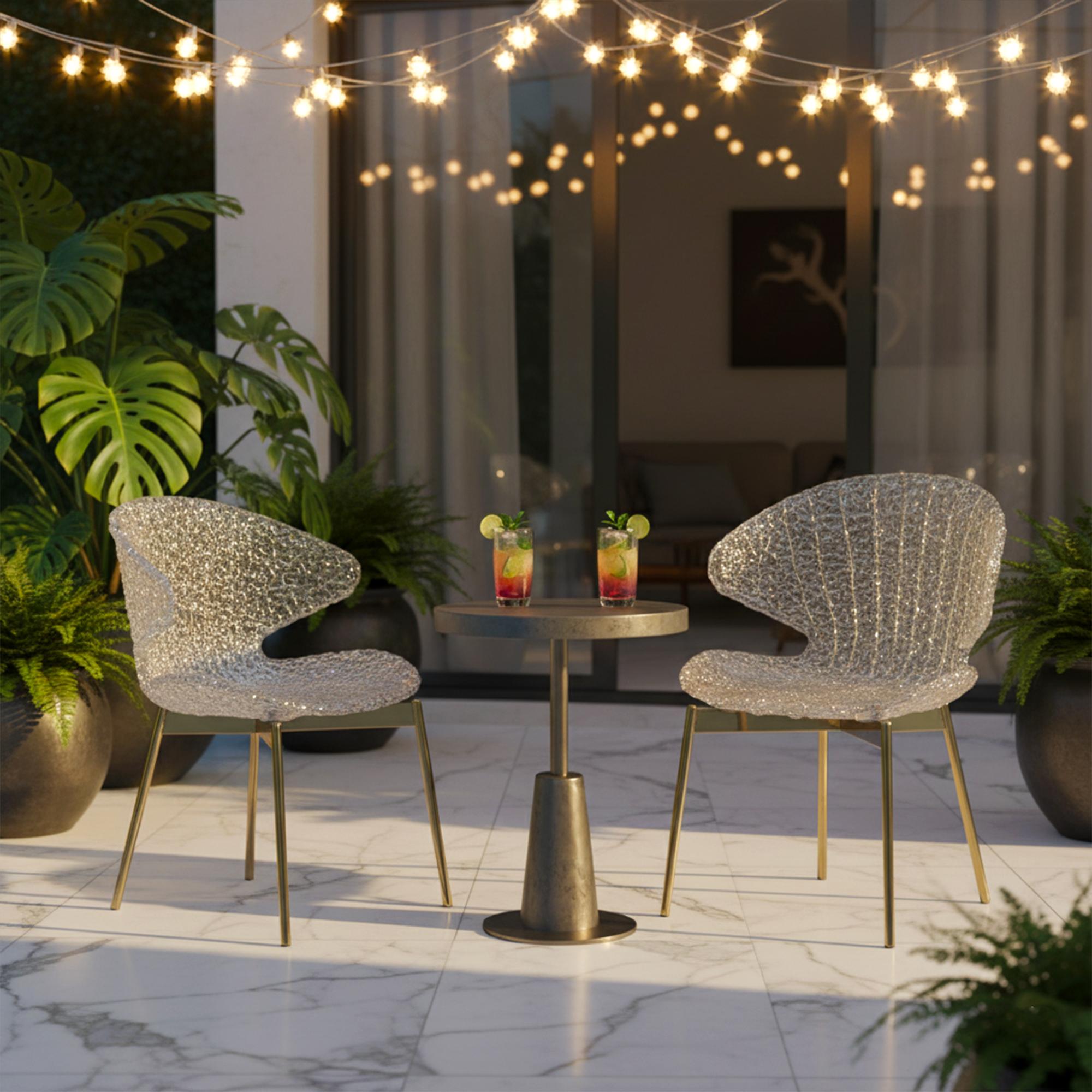Swan Chair - Klar - Ikonisches Design mit fesselndem Lichtspiel im Zustand „Neu“ im Angebot in Monroe, NY