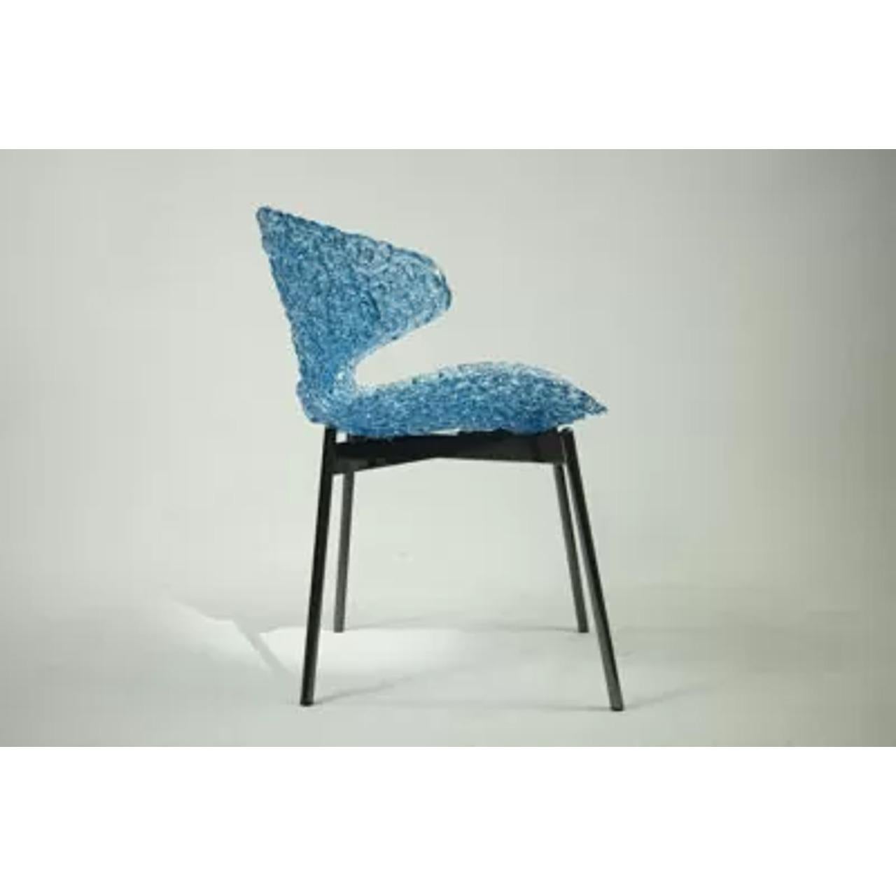 Americano Sedia Swan - Blu ghiaccio - Design iconico con un gioco di luci accattivante in vendita