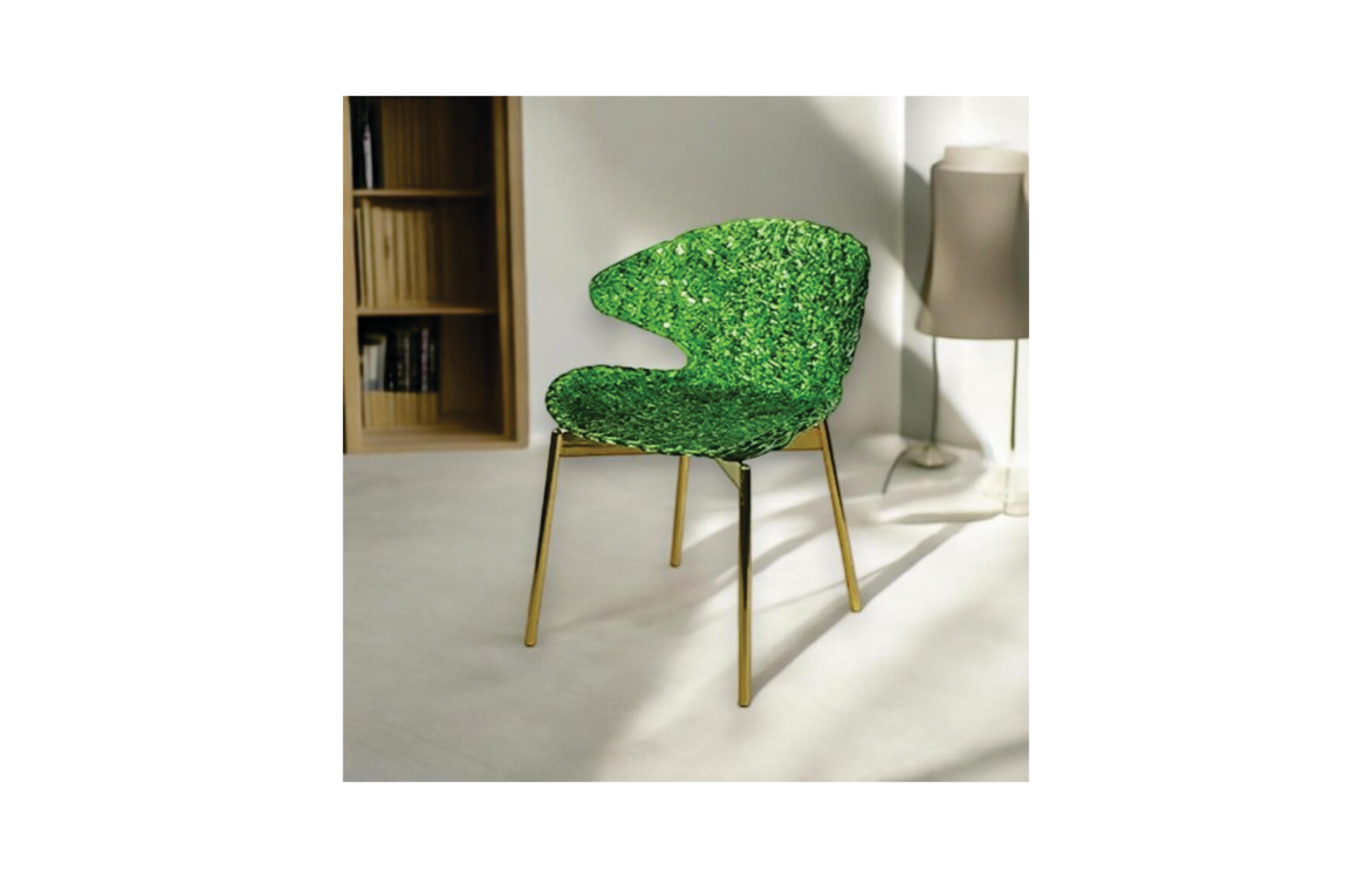 Swan Chair - Jade Green - Design Icone avec un jeu de Lights captivant Neuf - En vente à Monroe, NY