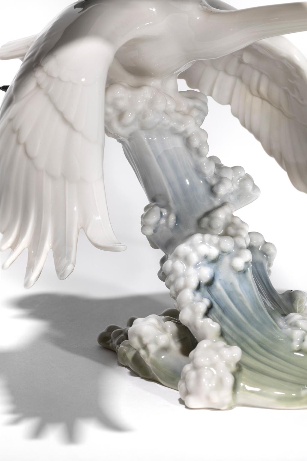 Figurine en porcelaine « SWAN GROUP » de Hans Achtziger pour Hutschenreuther   en vente 4
