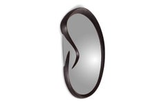 Swan mirror in Ebony stain on Ash wood by Amorph
