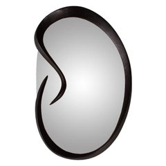 Swan mirror in Ebony stain on Ash wood by Amorph