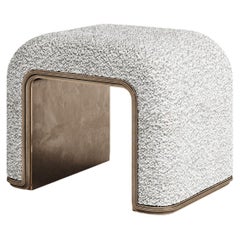 Swan Modern Minimalist Stool with French Vibes