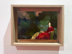 Compagnie n°1_Swan Scalabre 2022, Oil/Wood/Wooden Frame_Portrait/Figurative