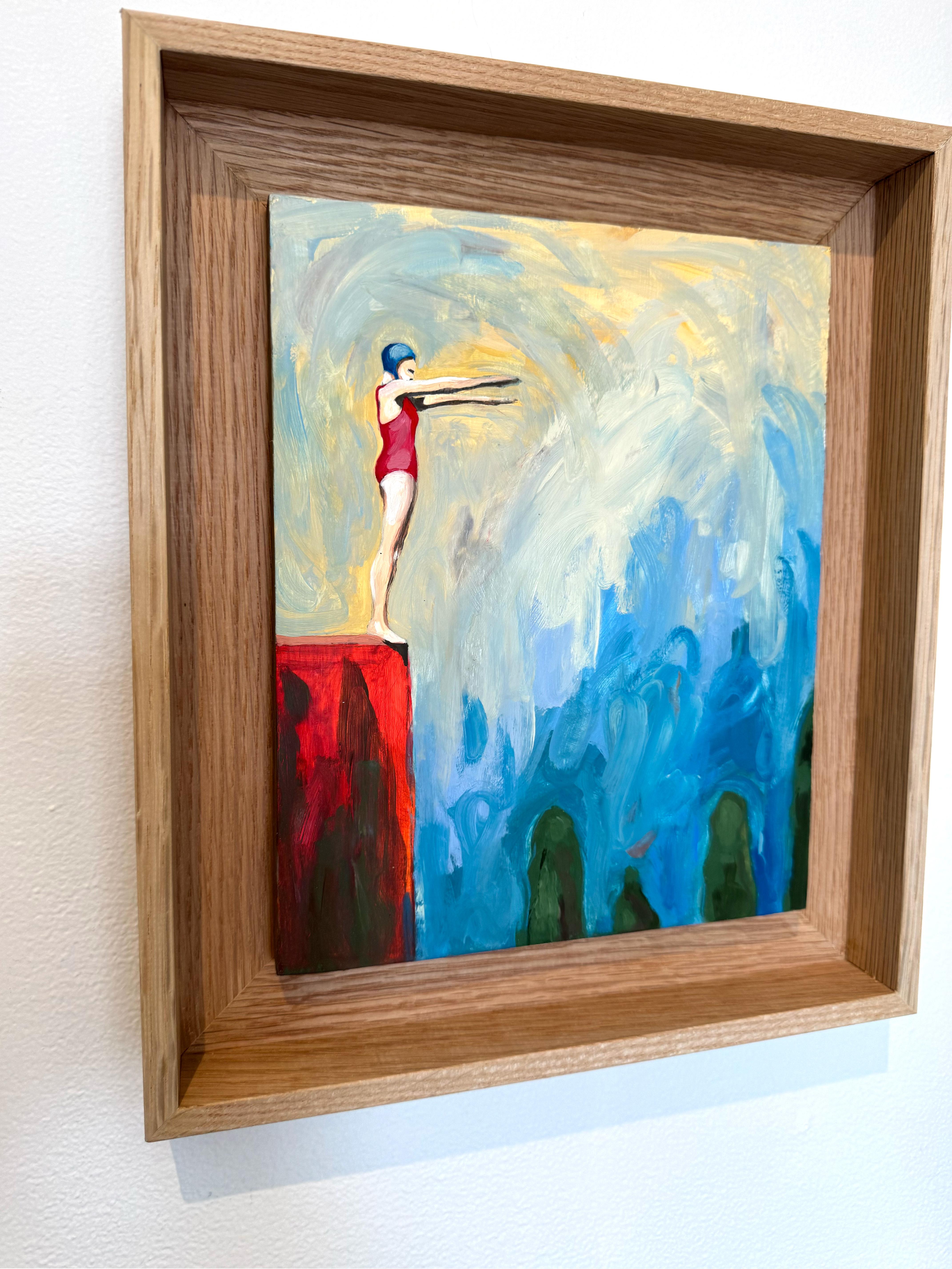Figurative Frau Taucher, POOL, Französische Kunst, Ambition n°27_Swan Scalabre im Angebot 3