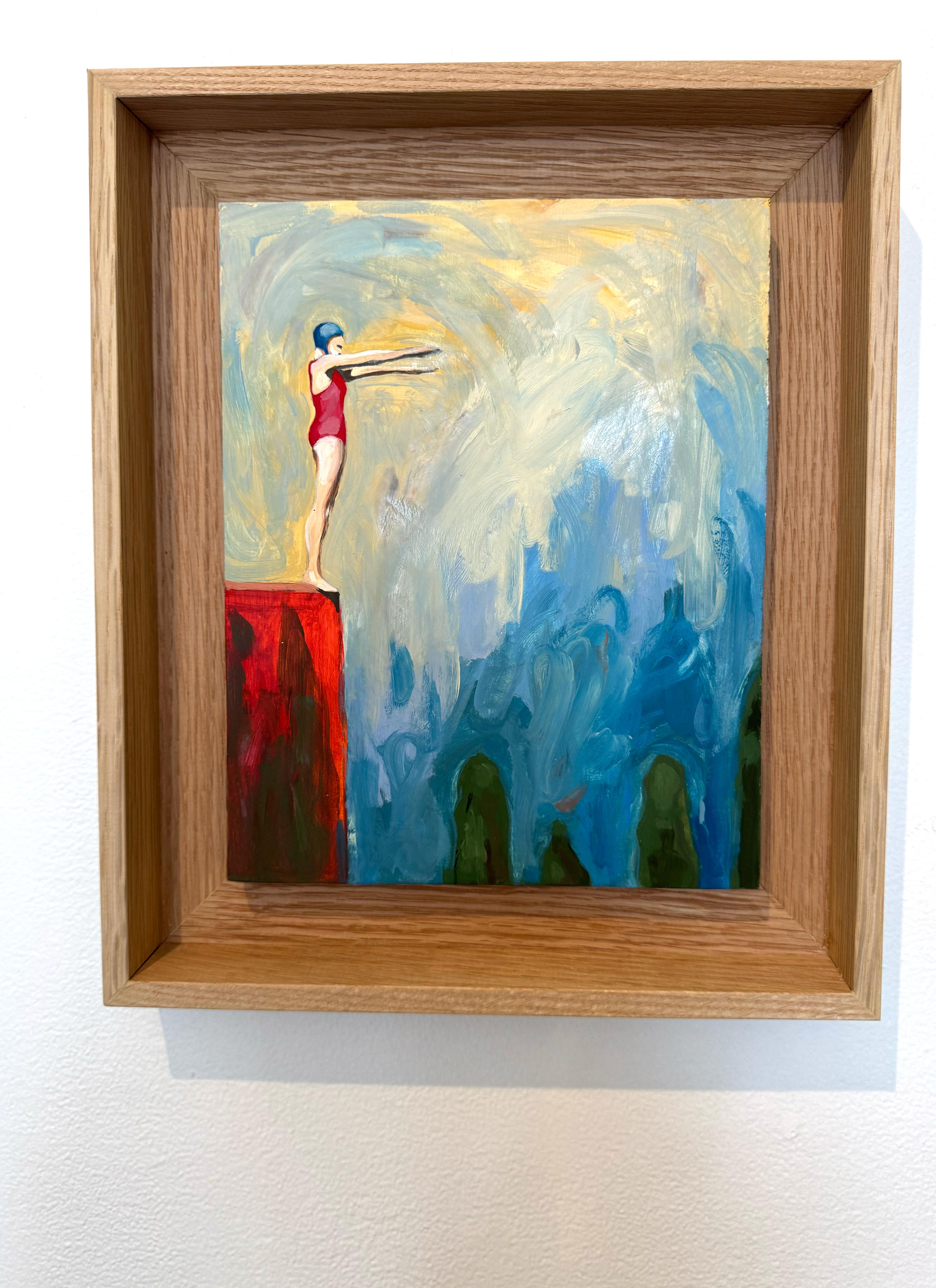 Figurative Frau Taucher, POOL, Französische Kunst, Ambition n°27_Swan Scalabre im Angebot 5