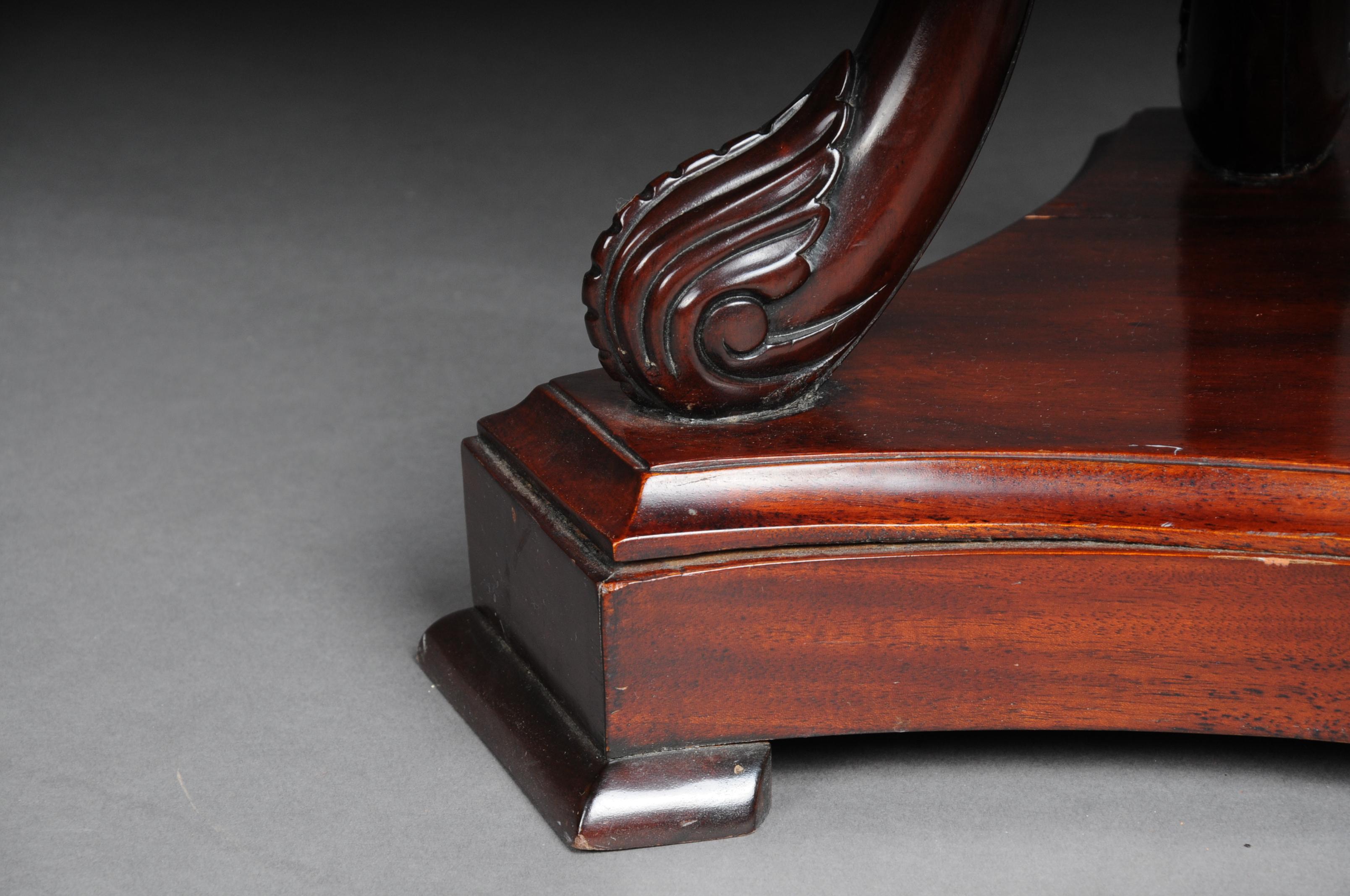Swan Side Table, Mahogany, 20th Century For Sale 2