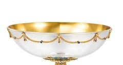 Swan Sky Grand Imperial Centerpiece Serving Bowl - Konforti-Handcrafted To Order