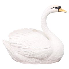 Vintage Swan Tureen Centerpiece