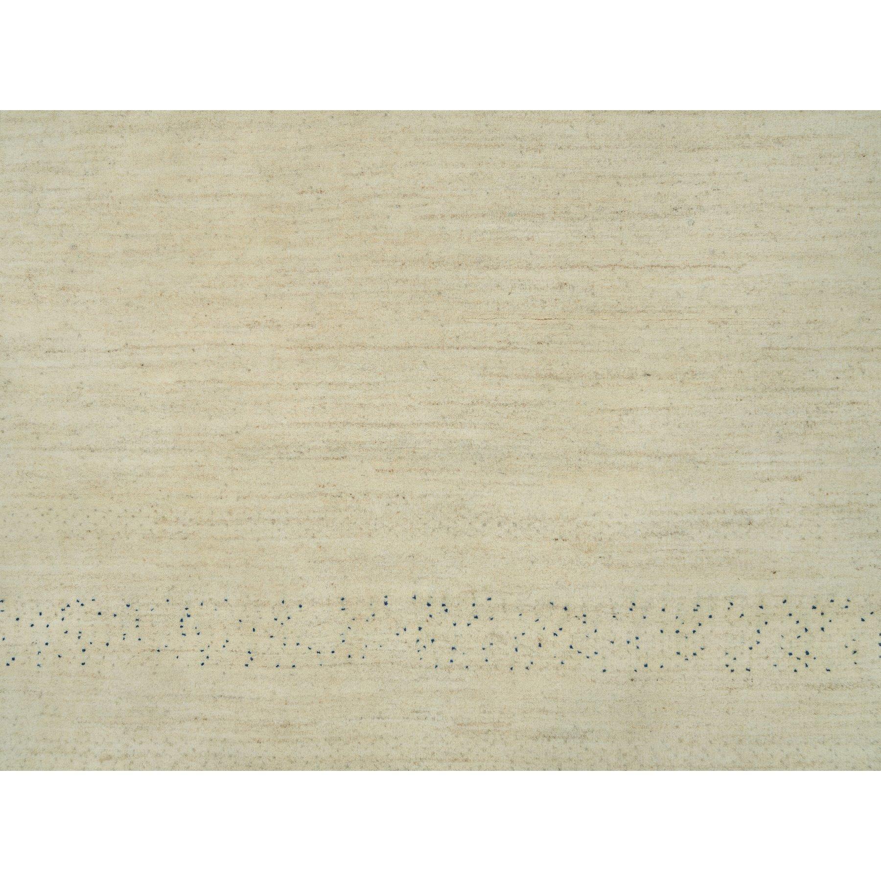 Swan White Lori Buft Gabbeh Baum Weiche Wolle Handgeknüpfter Orientteppich 8'9