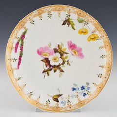 Swansea Porcelain geriffelte Frühstückstasse und Untertasse, um 1816