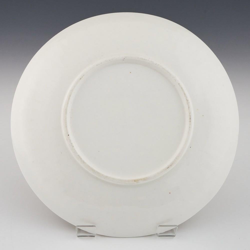 Swansea Porcelain geriffelte Frühstückstasse und Untertasse, um 1816 (Englisch) im Angebot
