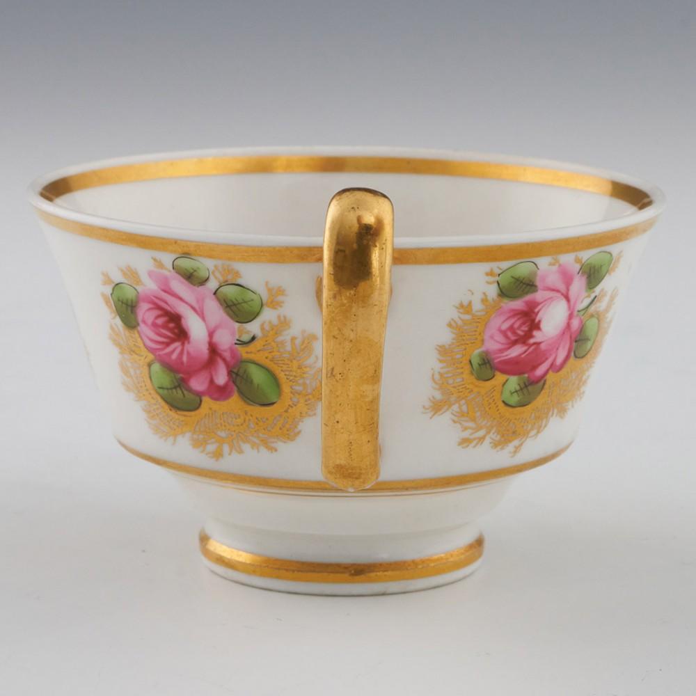 Début du XIXe siècle Swansea Porcelain Trio c1818 en vente