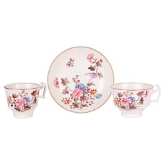 Trio de meubles de rangement Swansea en porcelaine galloise à motif de roi de mer