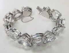 Swaroski Millenia Trillion-Cut Crystal Bracelet with Hidden Clasp