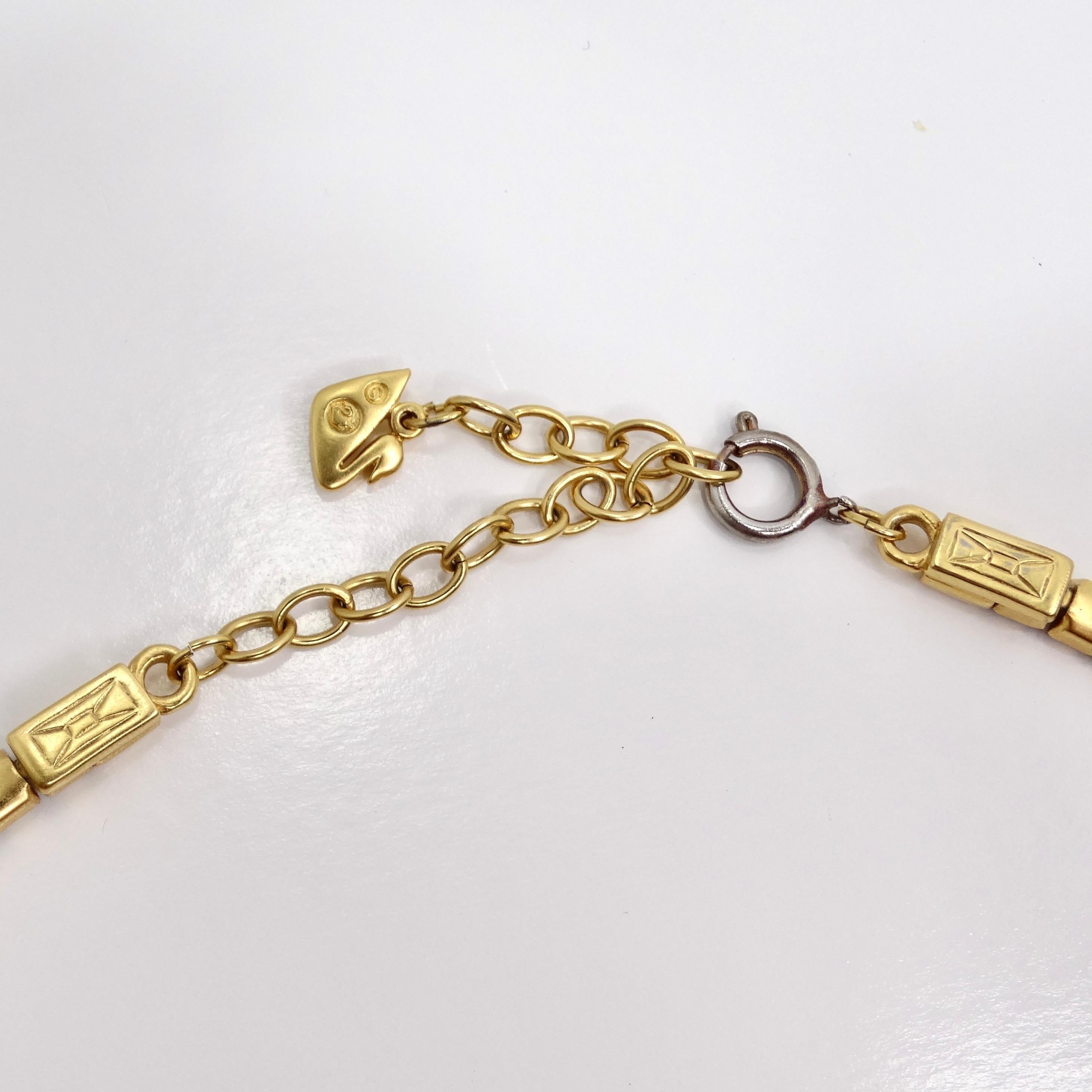 Swarovski 1990s Purple Rhinestone Lariat Choker in vendita 6