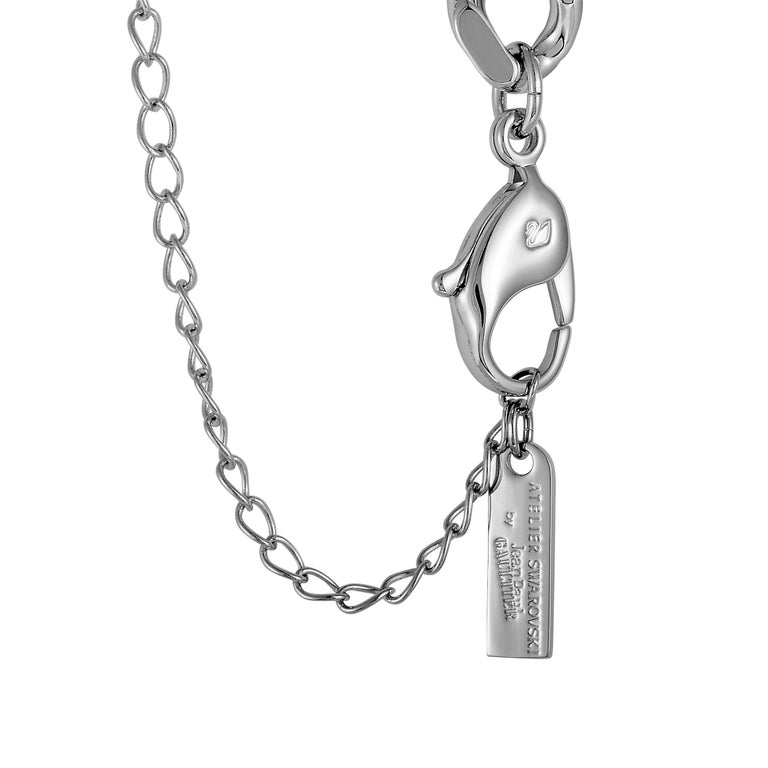 Swarovski AS Jean Paul Gaultier Reverse Crystal Chain Necklace at 1stDibs | jean  paul gaultier swarovski necklace