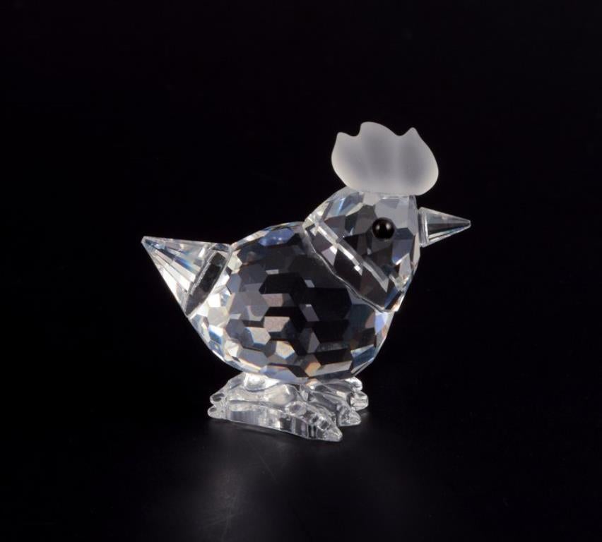 Austriaco Swarovski, Austria. Quattro figure in miniatura in cristallo sfaccettato. in vendita