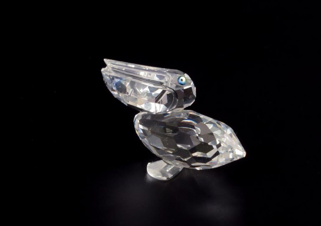 Cristallo Swarovski, Austria. Quattro figure in miniatura in cristallo sfaccettato. in vendita