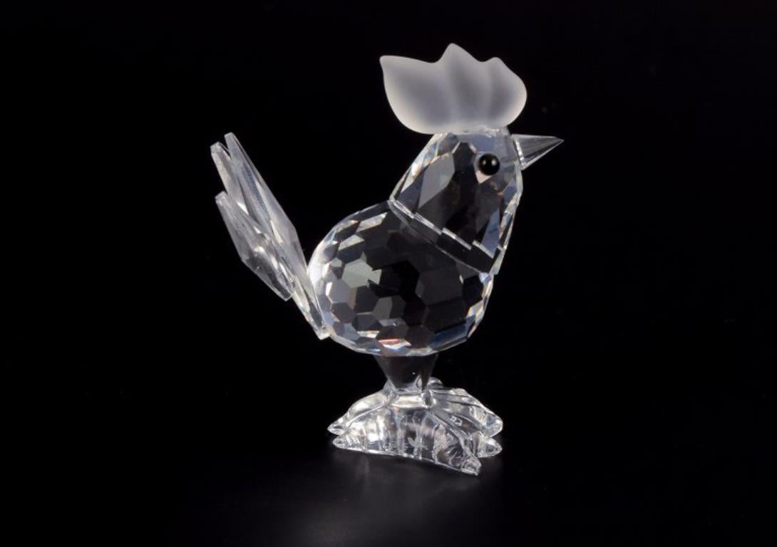 Swarovski, Austria. Quattro figure in miniatura in cristallo sfaccettato. in vendita 2