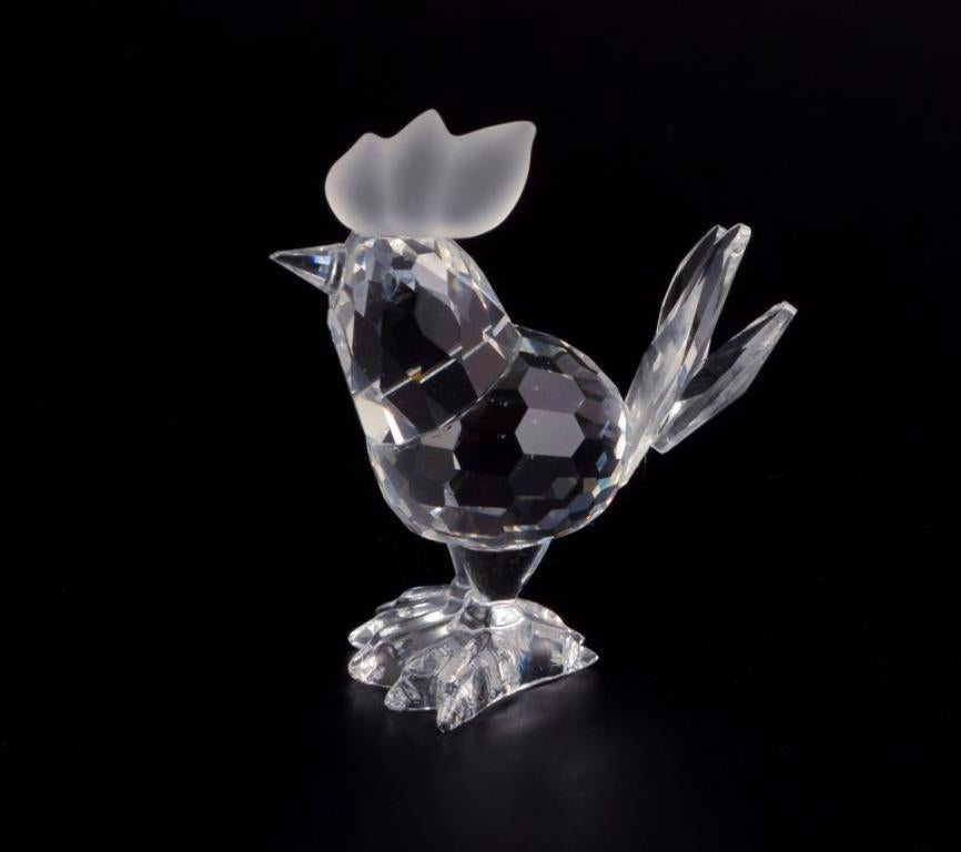 Swarovski, Austria. Quattro figure in miniatura in cristallo sfaccettato. in vendita 3