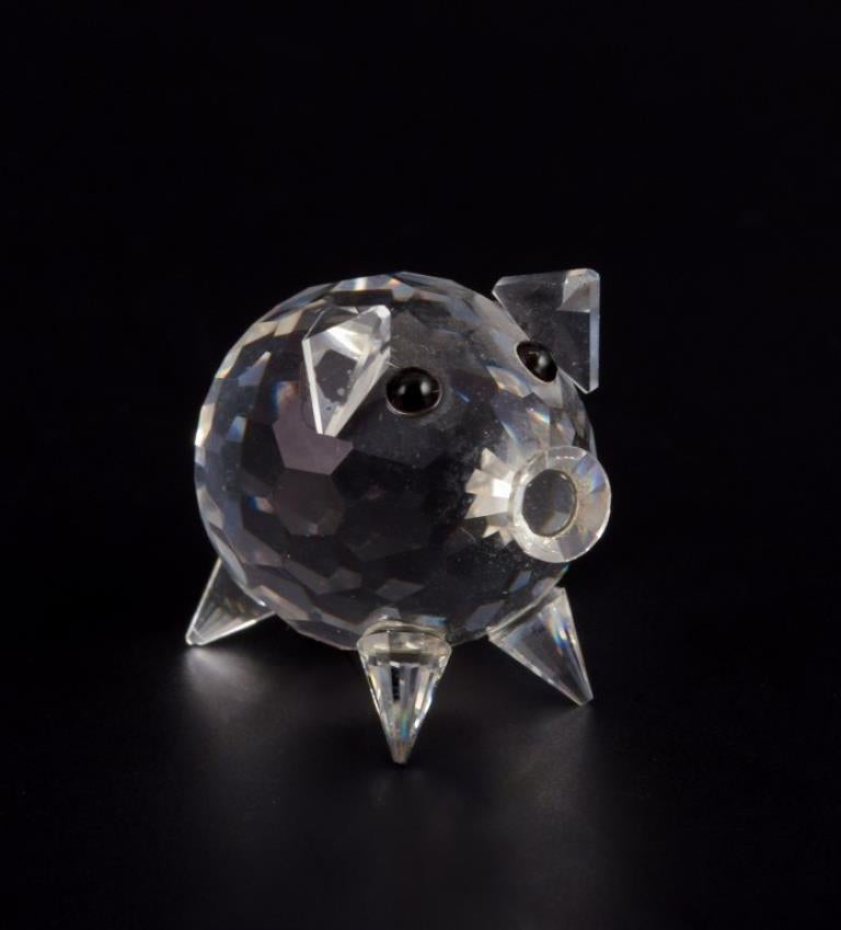Cristallo Swarovski, Austria. Tre statuette in miniatura in cristallo sfaccettato in vendita