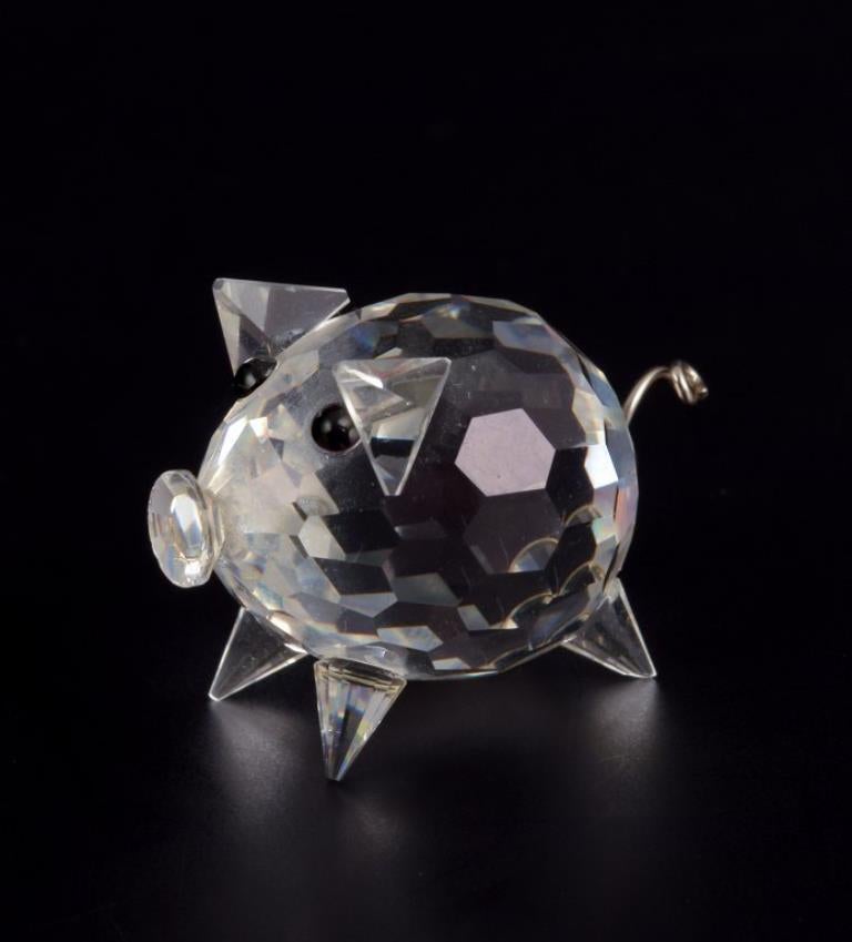 Swarovski, Austria. Tre statuette in miniatura in cristallo sfaccettato in vendita 1