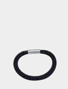 Pulsera de cristal negro Swarovski