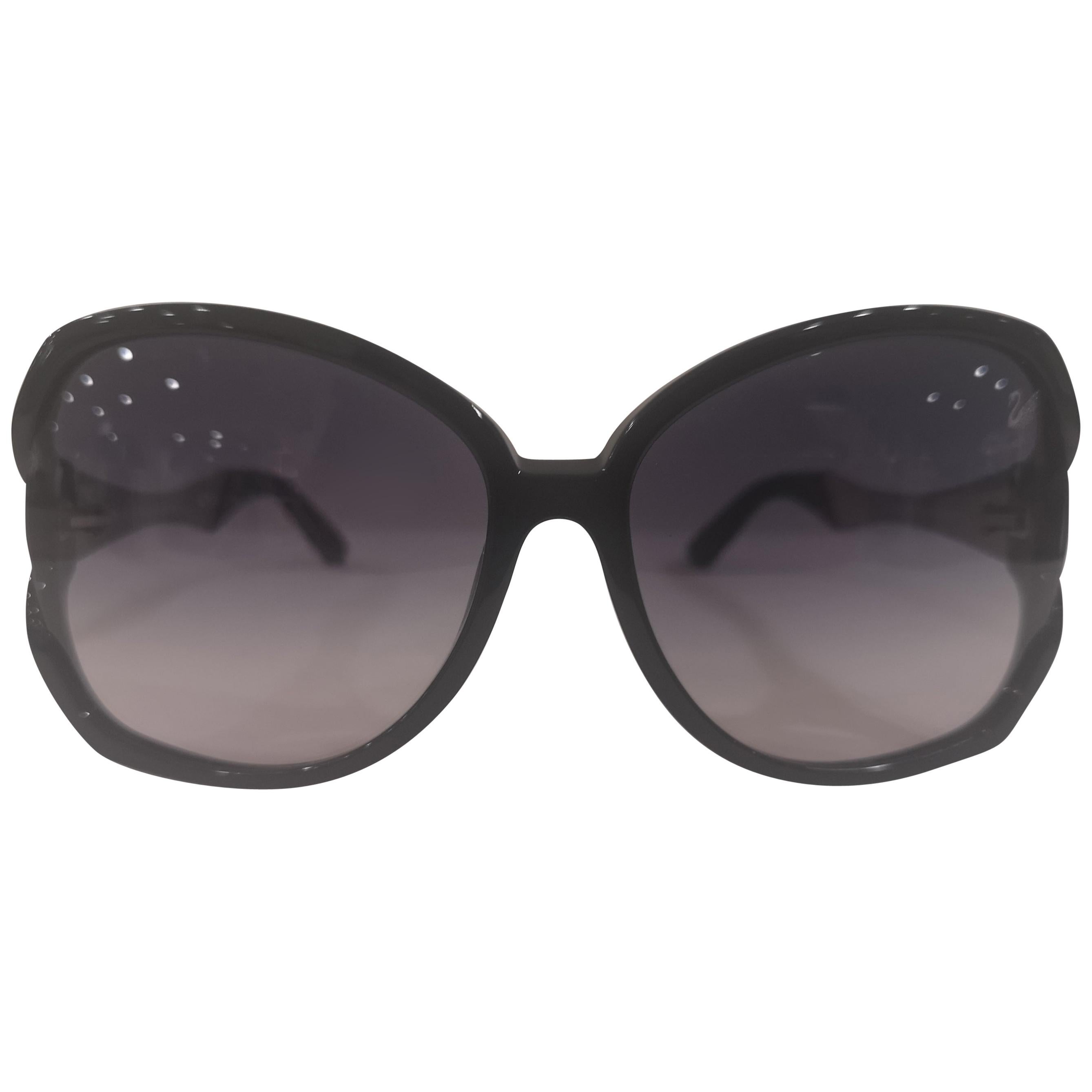 Lunettes de soleil Swarovski noires avec lunettes swarovski, neuves avec étiquettes en vente