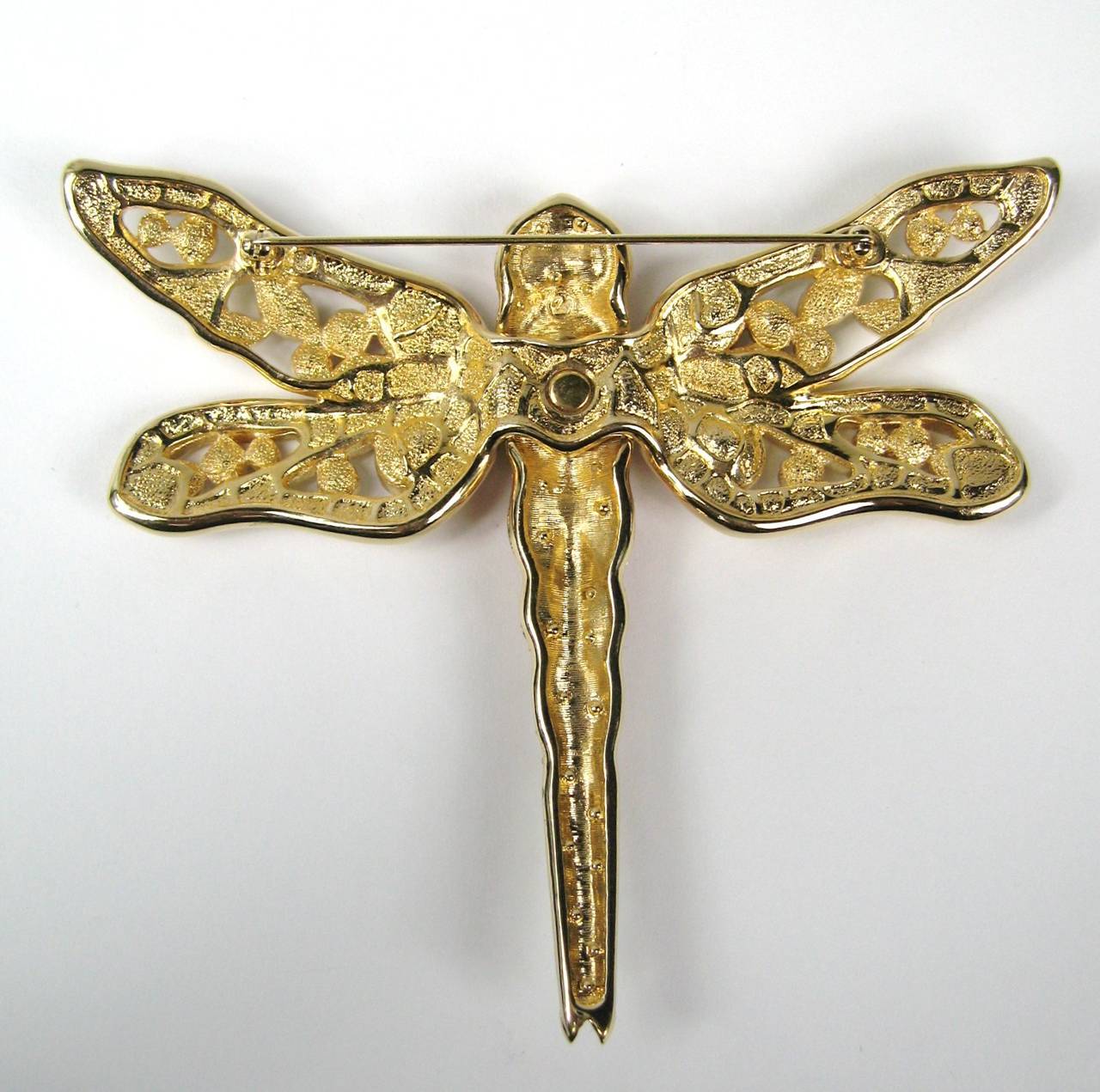 swarovski dragonfly brooch in collectible swarovski decorative jewelry