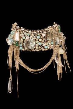 Swarovski choker necklace by Nathalie Colin circa 2010