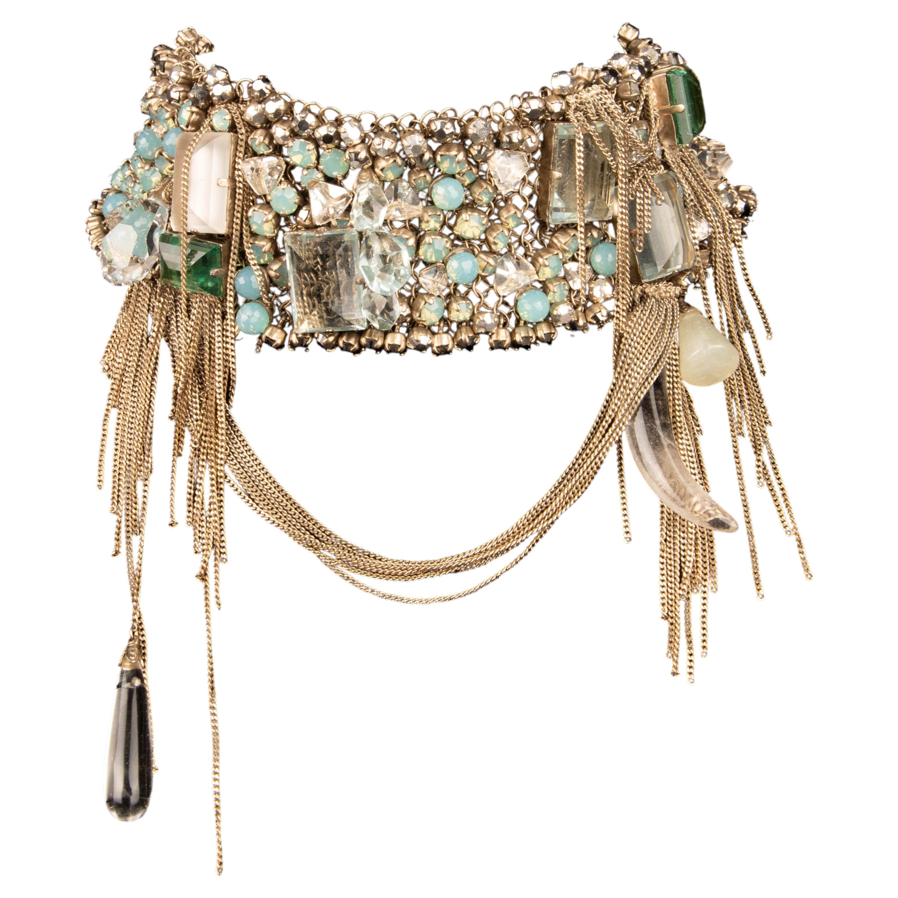 Swarovski choker necklace by Nathalie Colin circa 2010