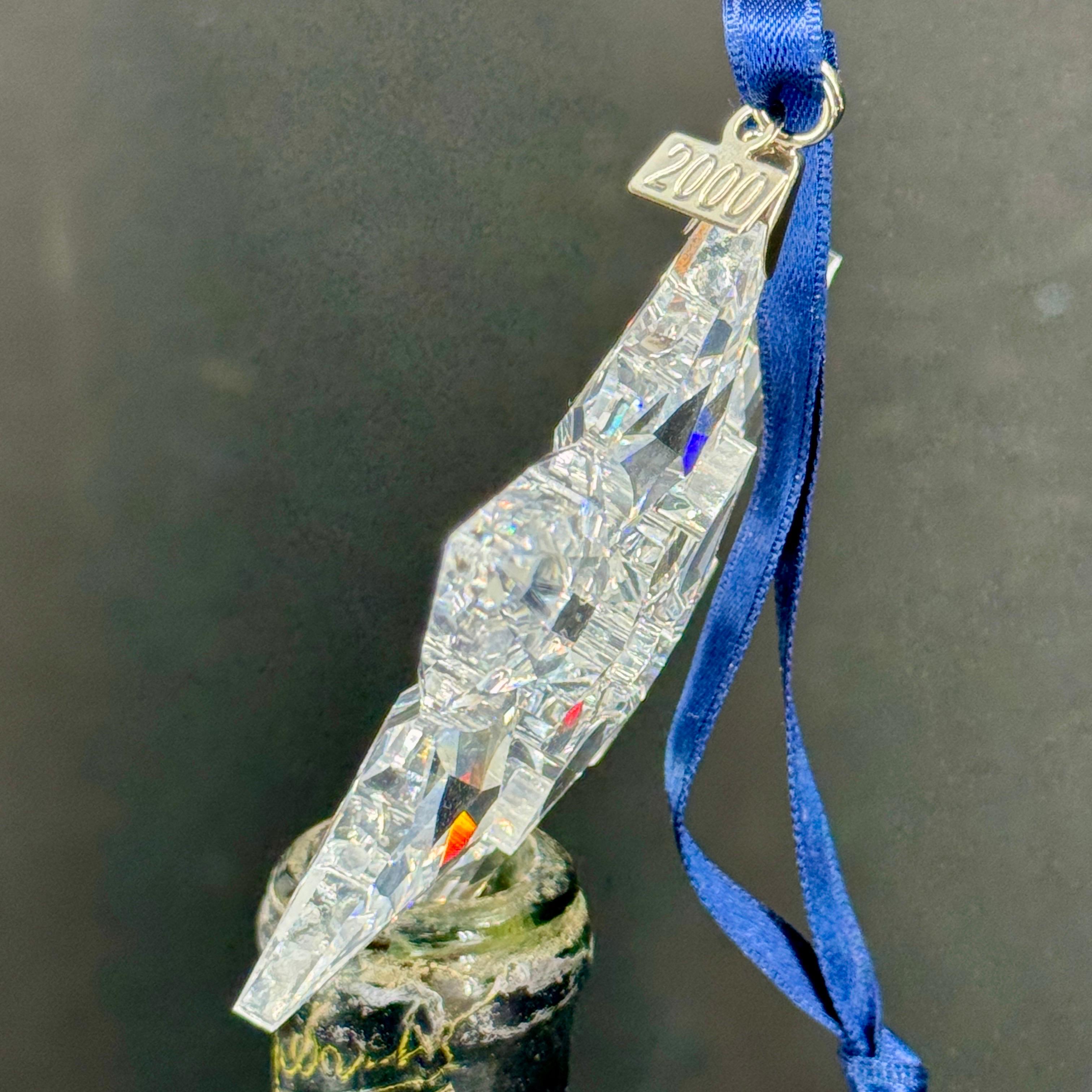 Ornamento natalizio annuale in cristallo Swarovski 2000 in vendita 1
