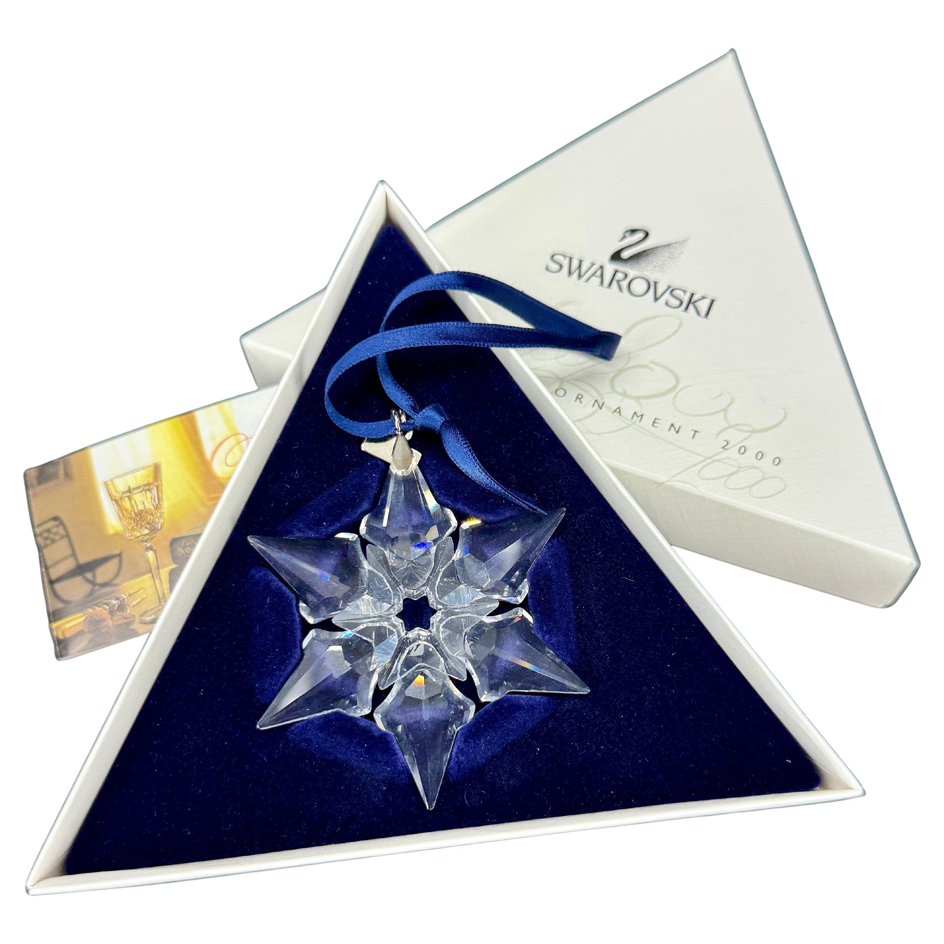 Ornement annuel des fêtes de Noël en cristal Swarovski 2000