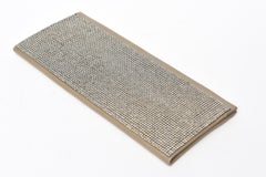 Swarovski Crystal Beaded Calfskin Leather Clutch