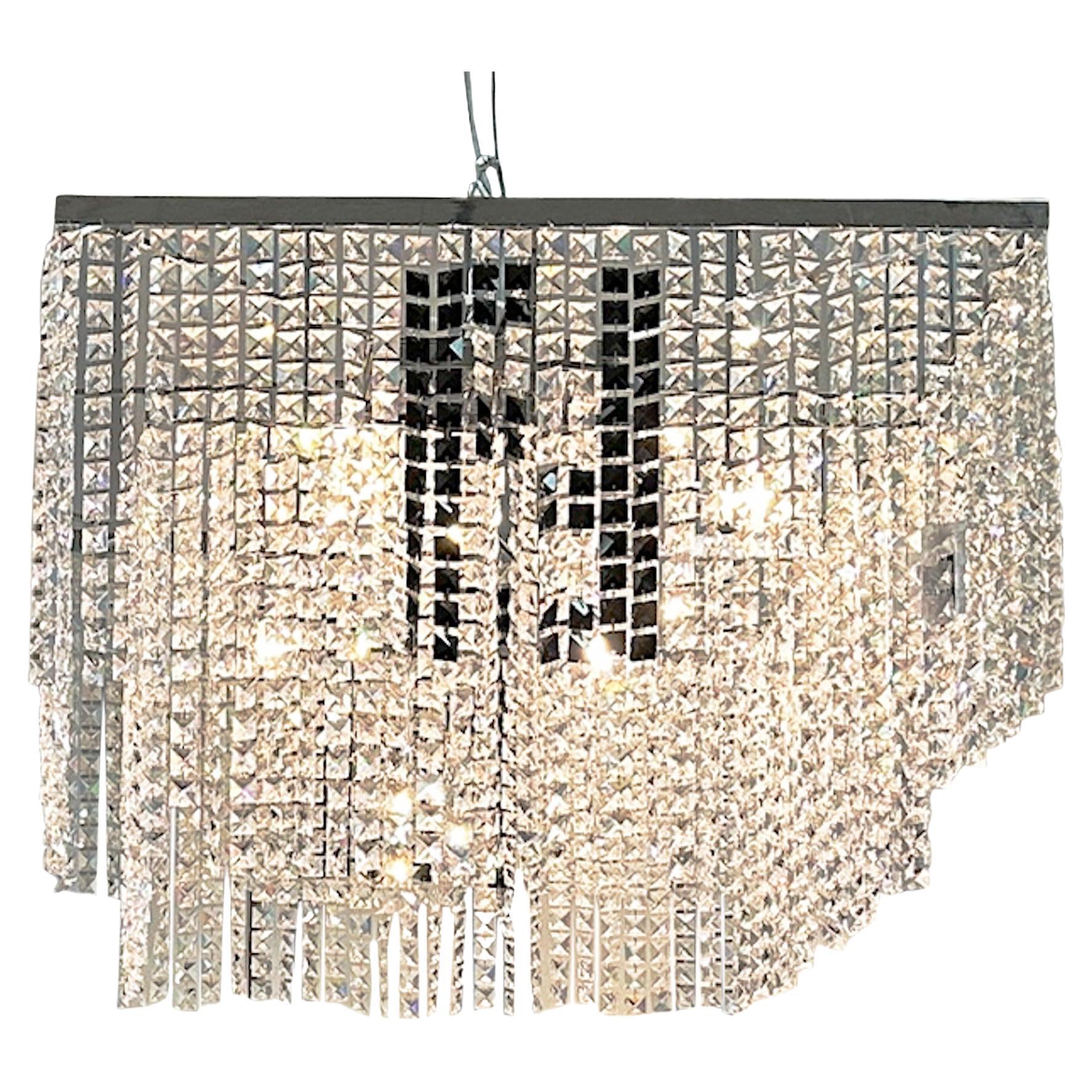 Lampadario in cristallo Swarovski di Fendi Casa in vendita