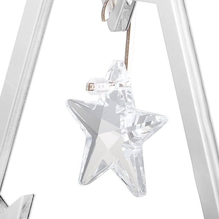 Swarovski Crystal Christmas Tree Display and Ornaments For Sale at 1stdibs