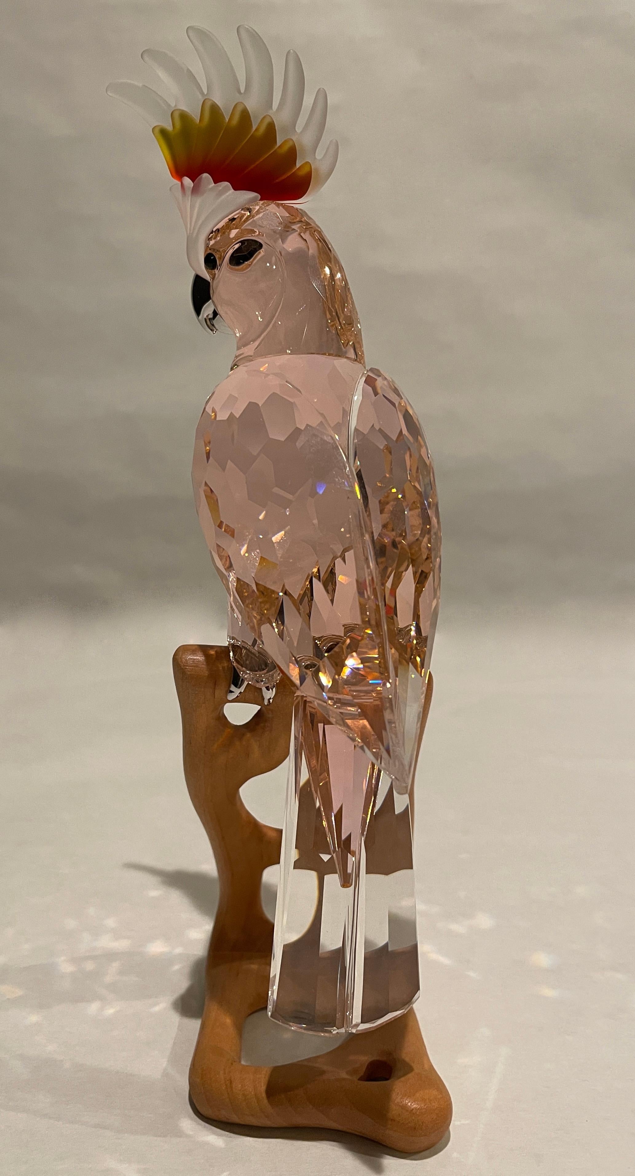 Austrian Swarovski Crystal Cockatoos Bird Figure For Sale